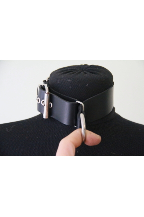 Genuine Leather Asphyxiation (BDSM Breathing Games) Training Collar