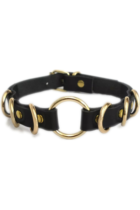 O Ring Deri Choker