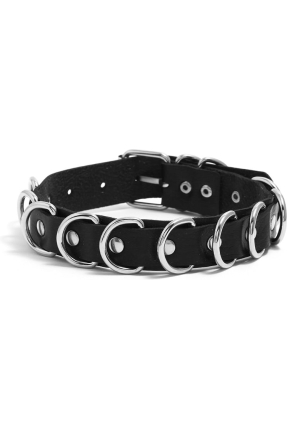 D Halkalı Fetiş Choker