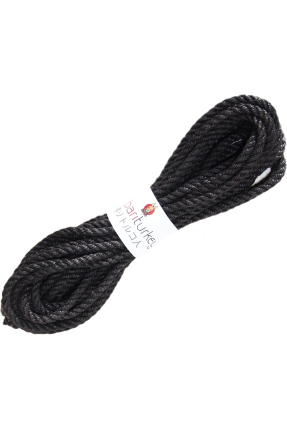 Shibari İpi Siyah (Profesyonel Seri 6mm / 8mt)