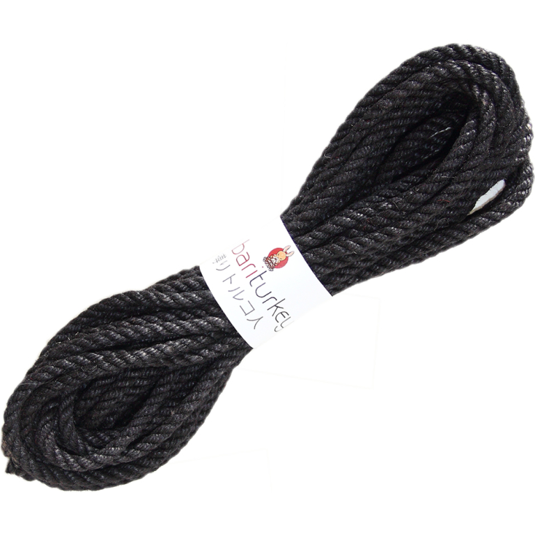 Shibari İpi Siyah (Profesyonel Seri 6mm / 8mt)