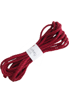 Shibari İpi Kırmızı (Profesyonel Seri 6mm / 8mt)