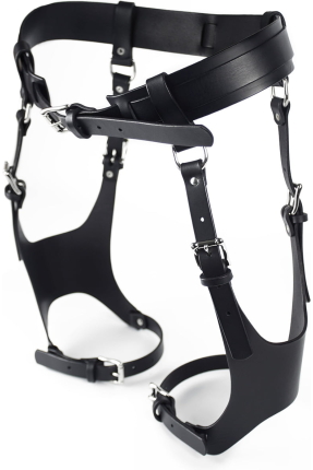 Hakiki Deri Jartiyer ve Bacak Kemeri & Harness