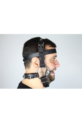 Pony Play Bit Gag Head Harness + Bit Gag