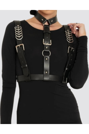 Gerçek Deri Harness “Amour”