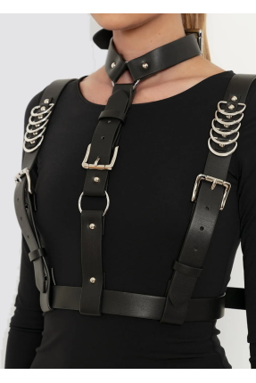 Gerçek Deri Harness “Amour”