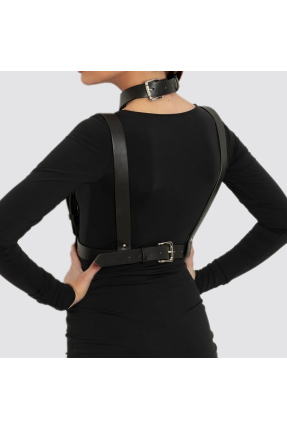 Gerçek Deri Harness "Amour"