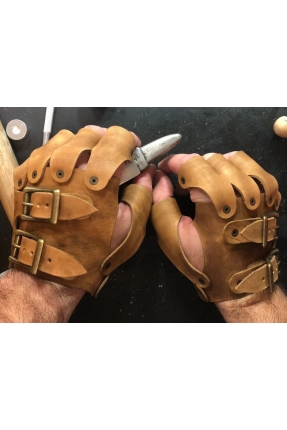 Steampunk Deri Eldiven