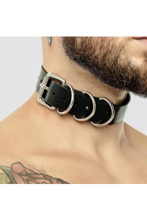 BDSM Üç D Halkalı Choker