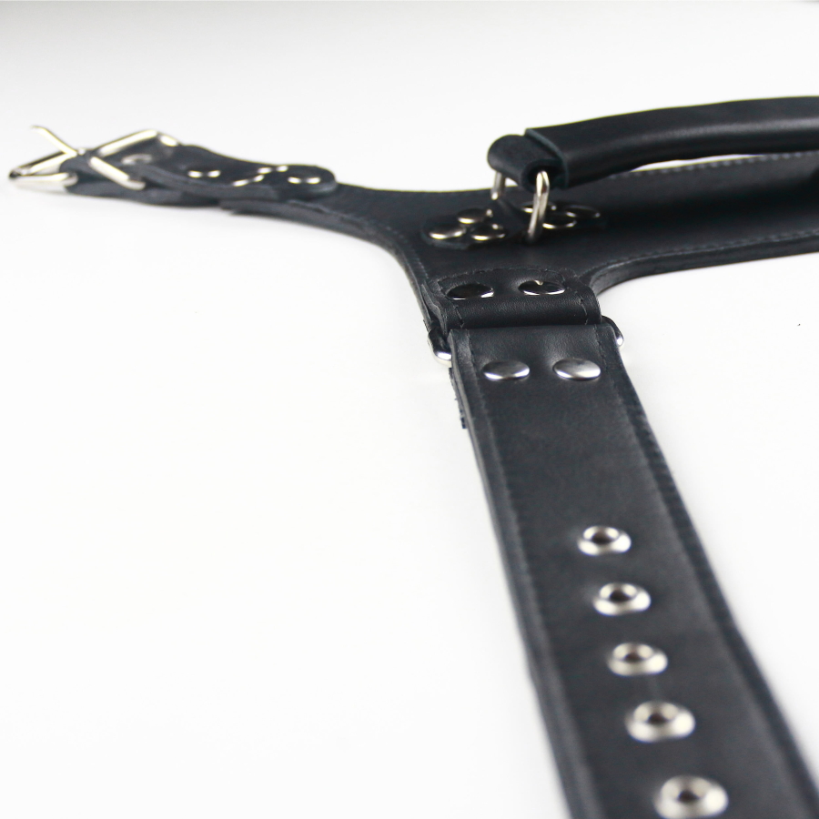 X-Cross Double Side Handle Harness For Puppy Play