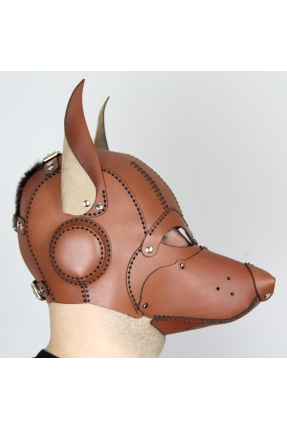 Köpek Maskesi, Puppy Play Dog Mask