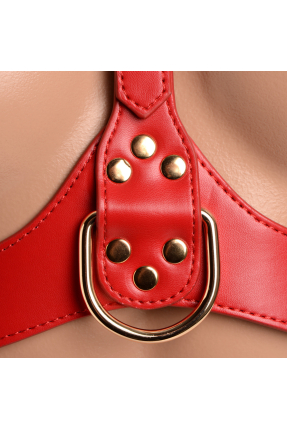 Chest Hakiki Deri Vücut Kemeri Harness