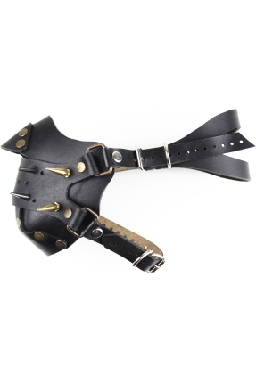 Steampunk Çivili Yüz Maskesi