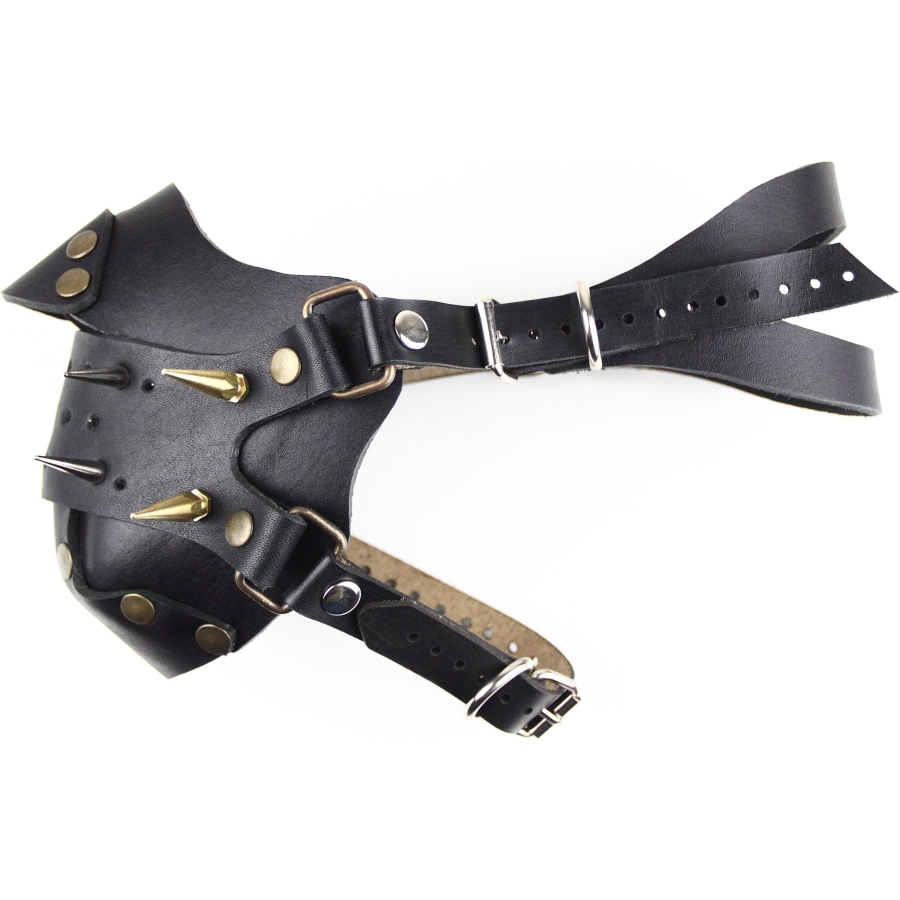 Steampunk Çivili Yüz Maskesi