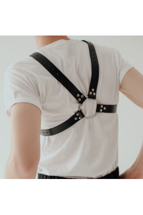 Cross Hakiki Deri Vücut Kemeri / Harness