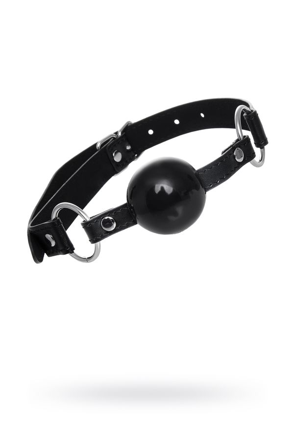 Hakiki Deri Silikon Ball Gag – 4cm