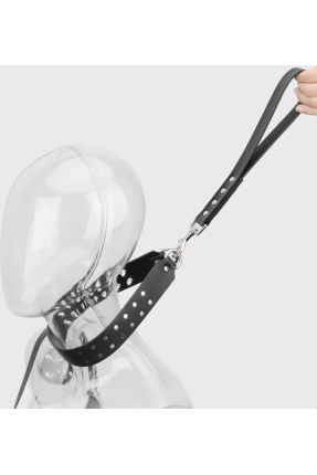 İçeri Doğru Çivili K9 / BDSM Puppy Eğitim Tasması