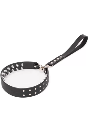 İçeri Doğru Çivili K9 / BDSM Puppy Eğitim Tasması
