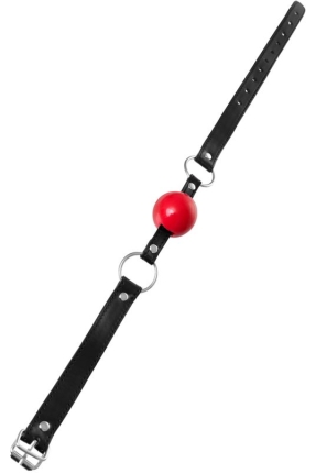 Hakiki Deri Silikon Ağız Tıkacı - 4cm