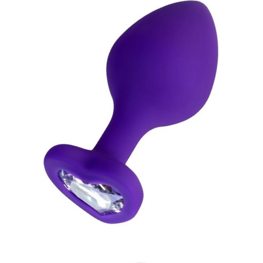 Diamond Heart Anal Plug 8 cm