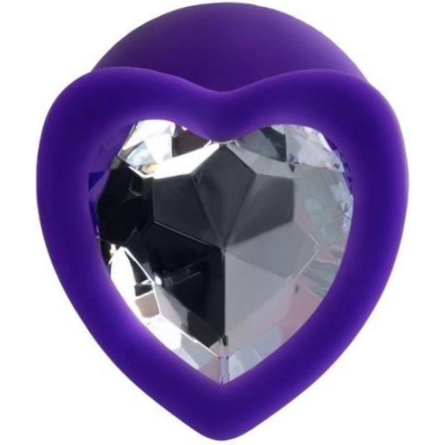 Diamond Heart Anal Plug 8 cm