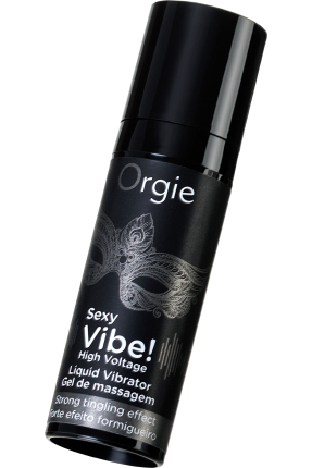 ORGİE Sexy Vibe High Voltag Titreşim Etkili Masaj Jeli, 15 ml