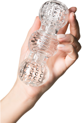 Lingam by TOYFA Masturbator Rashmi, TPE, Transparent, 15.5 cm