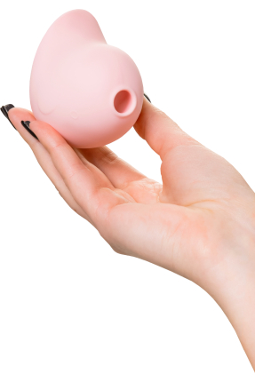 Qli by Flovetta Vacuum Wave Clitoral Stimulator Chick, silicone, pink, 6.1 cm