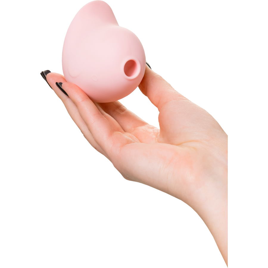Qli by Flovetta Vakum dalgası klitoral uyarıcı Chick, silikon, pembe, 6,1 cm
