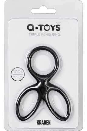 KRAKEN Triple Penis Ring, 10 cm