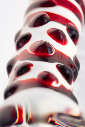 Sexus Glass Double-Sided Glass Dildo, Transparent, 21 cm