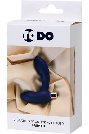 ToDo by Toyfa Bruman prostat stimülatörü, silikon, mor, 12 cm