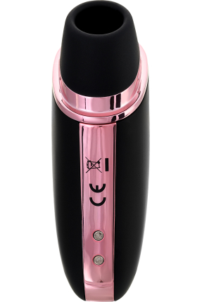 Satisfyer Love Triangle Vacuum Wave Clitoral Stimulator, Silicone, Black, 8.8 cm