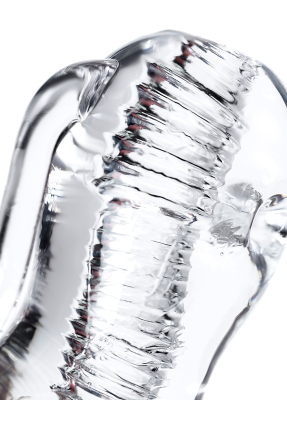 Lingam by TOYFA Masturbator Indira, TPE, Transparent, 14 cm