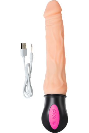 Isıtmalı Realistik Vibratör, 25 cm