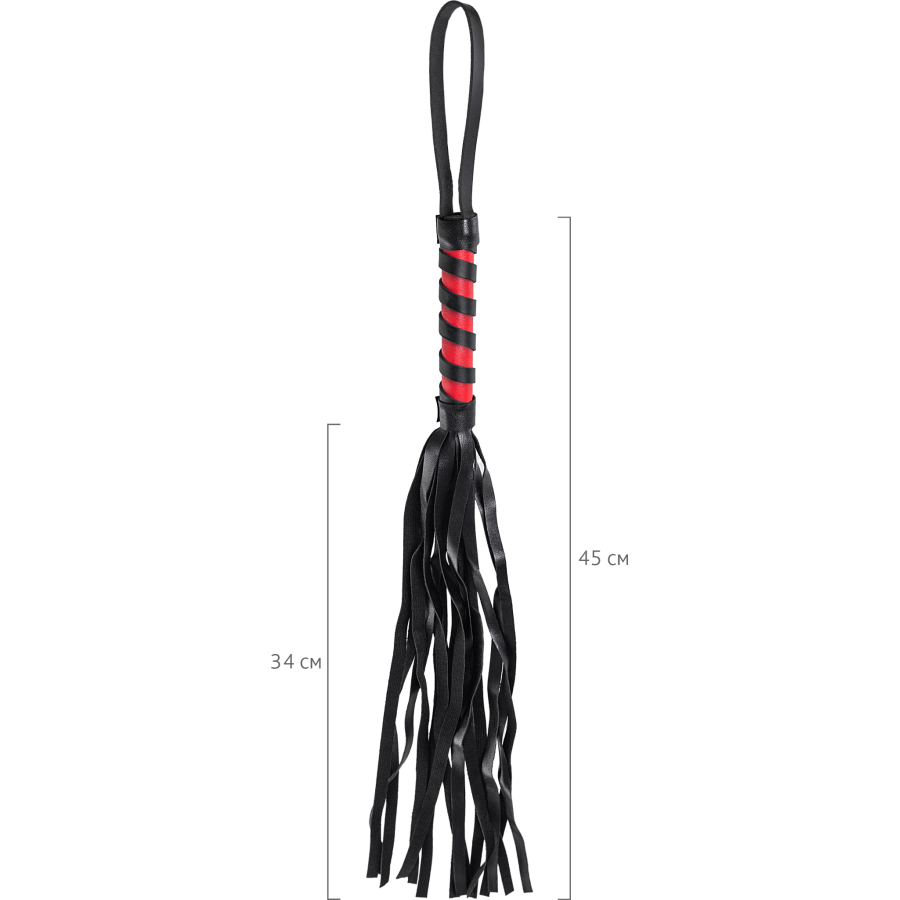 BDSM Kırbaç PU deri, 45 cm