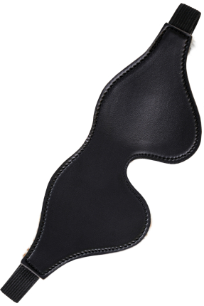 Maske PU deri, baskılı, 26 cm