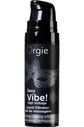 ORGİE Sexy Vibe High Voltag Titreşim Etkili Masaj Jeli, 15 ml