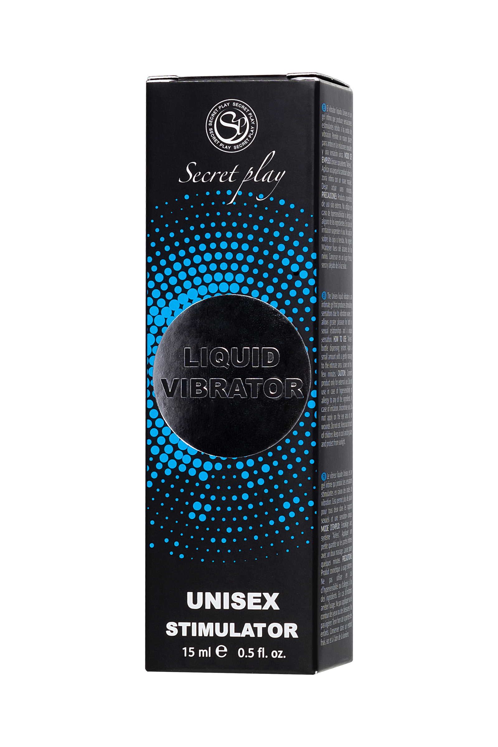 SECRET PLAY Unisex Massage Gel with Vibration Effect, 15 ml