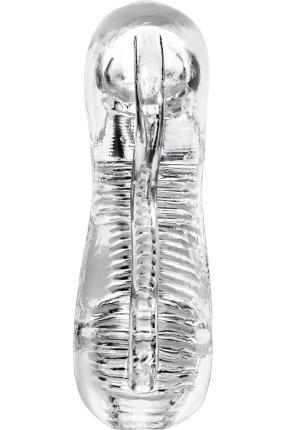 Lingam by TOYFA Masturbator Indira, TPE, Transparent, 14 cm