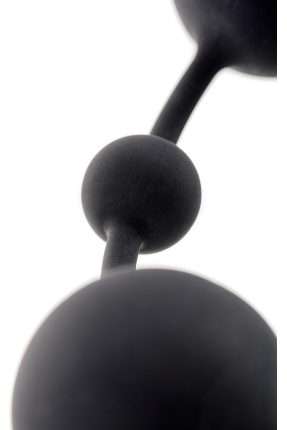 Coron Anal Boncuk, silikon, siyah, 35,9cm
