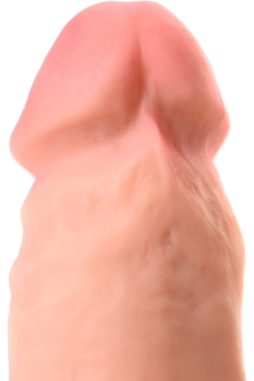 RealStick Elite Oliver Dildo, TPR, Şeffaf, 18,5 cm