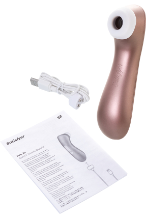 Satisfyer PRO 2 Vakum Dalgası Klitoris Vibratör, silikon, pembe, 15 cm