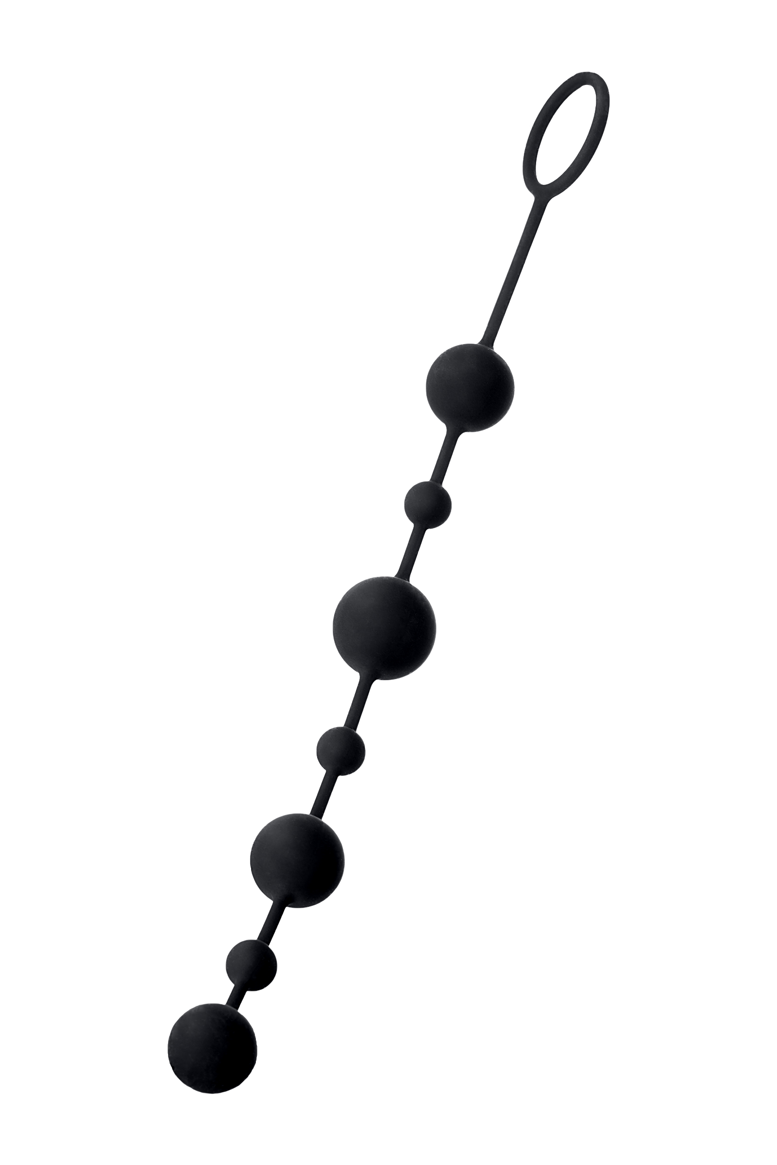 Coron Anal Boncuk, silikon, siyah, 35,9cm 2 silicon