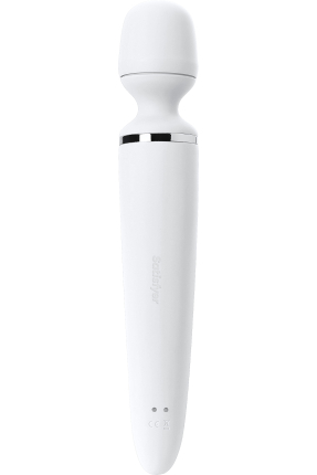 Satisfyer Wand-er Woman Vibratör, ABS plastik, beyaz, 34 cm