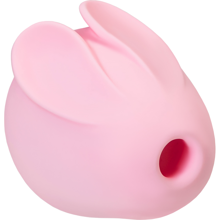 Qli by Flovetta Bun’dan vakum dalgası klitoral uyarıcı, silikon, pembe, 6,5 cm