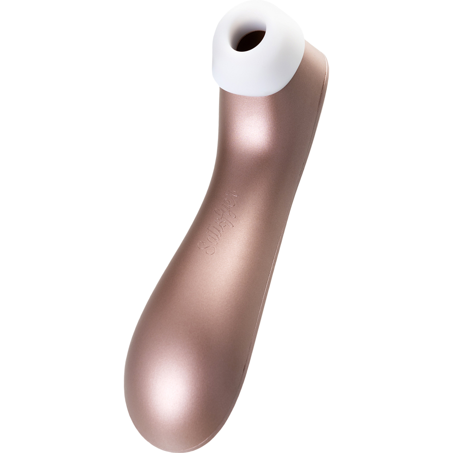 Satisfyer PRO 2 Vakum Dalgası Klitoris Vibratör, silikon, pembe, 15 cm