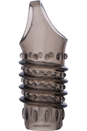 XLover by ToyFa Penis Klıfı, TPE,Siyah Şeffaf, 10,5 cm