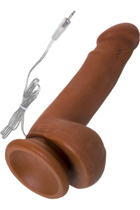 RealStick Elite Mulatto Gerçekçi Vibratör, kahverengi, 13 cm