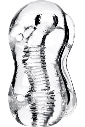 Lingam by TOYFA Masturbator Indira, TPE, Transparent, 14 cm